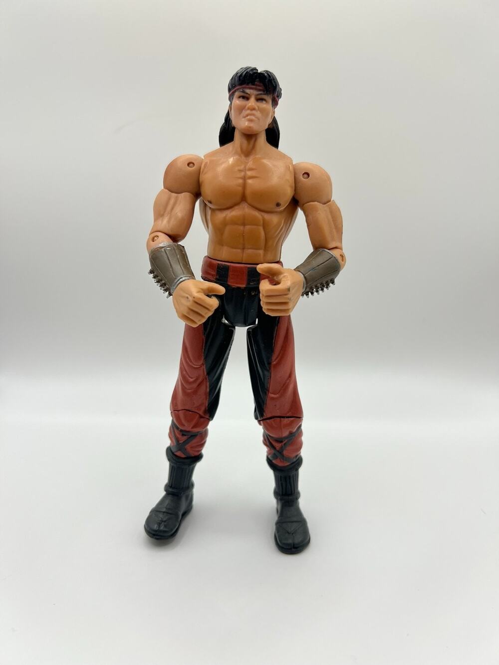 Mortal Kombat Shaolin Monks Liu Kang Jazwares 2005 6" Action Figure Loose